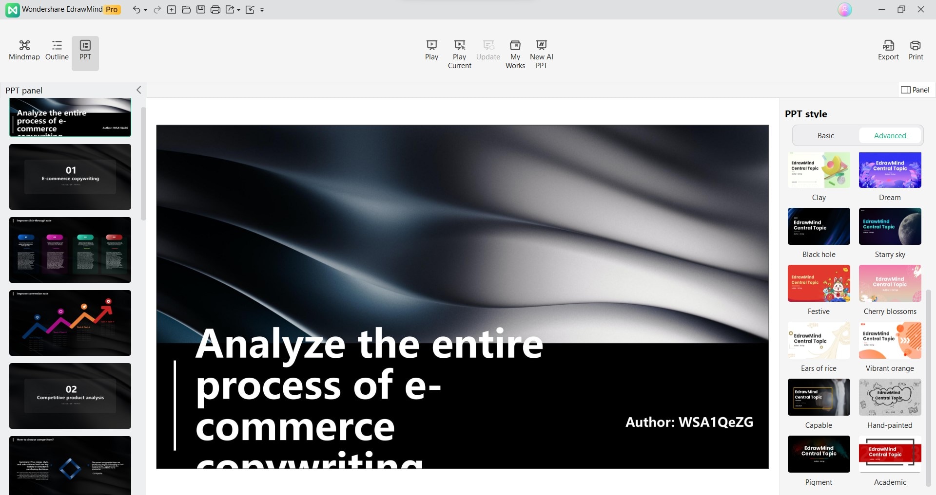 AI Presentation Function - A Guide With EdrawMind