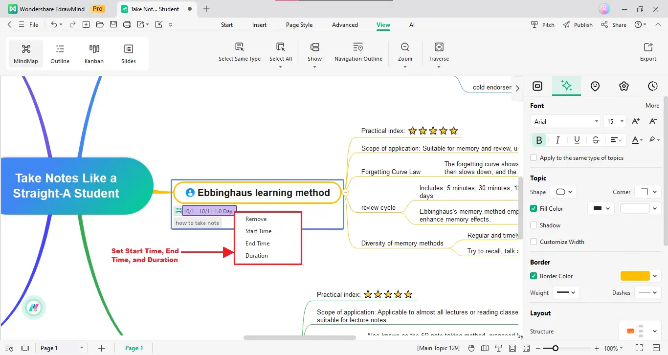 access task editing options