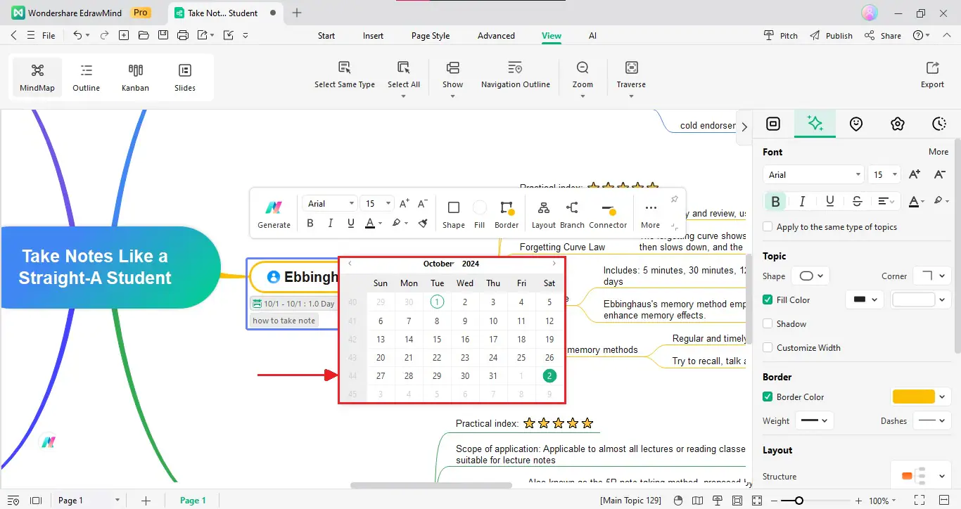 setting up your task parameters