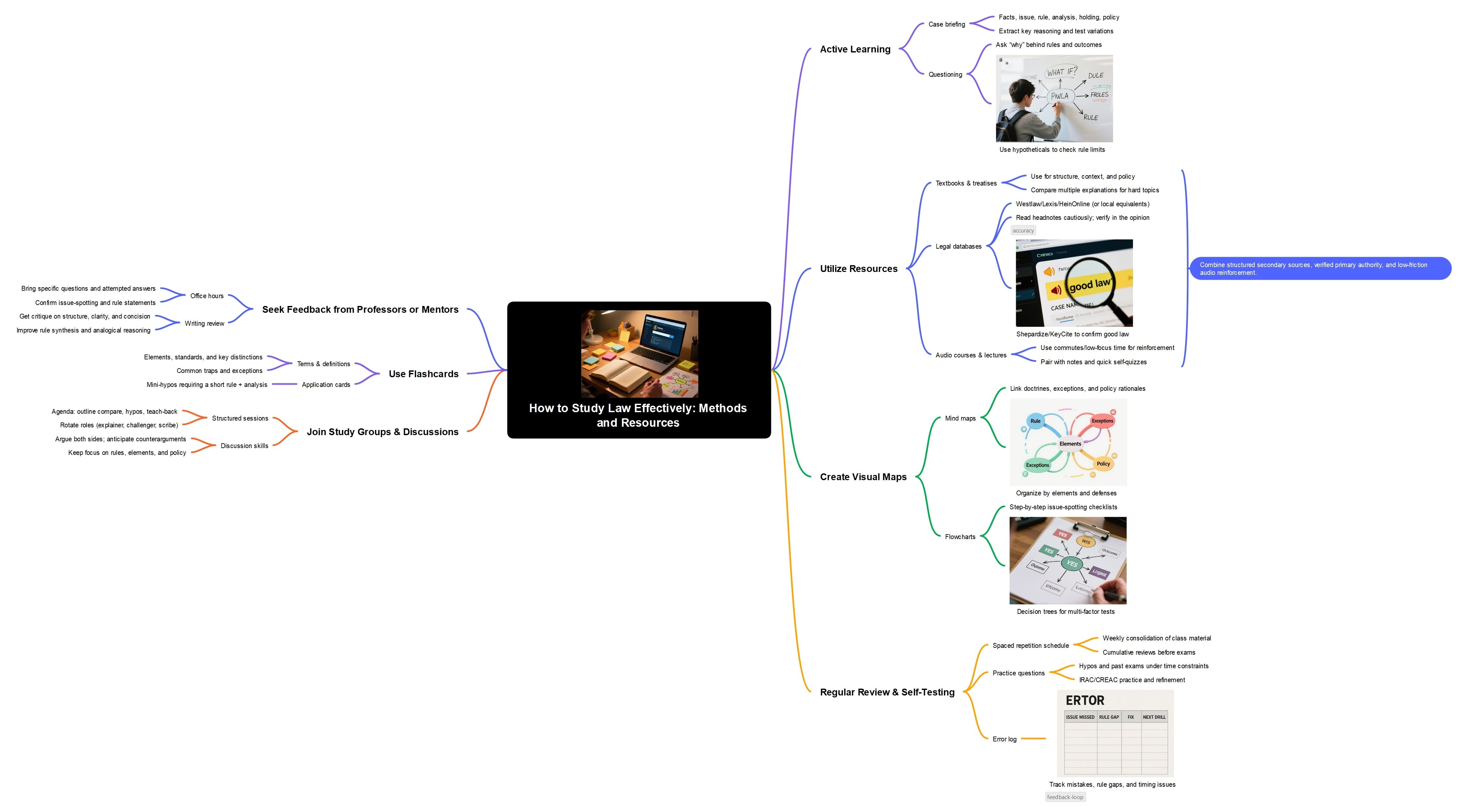 Free How to Study Law Effectively: Methods and Resources
