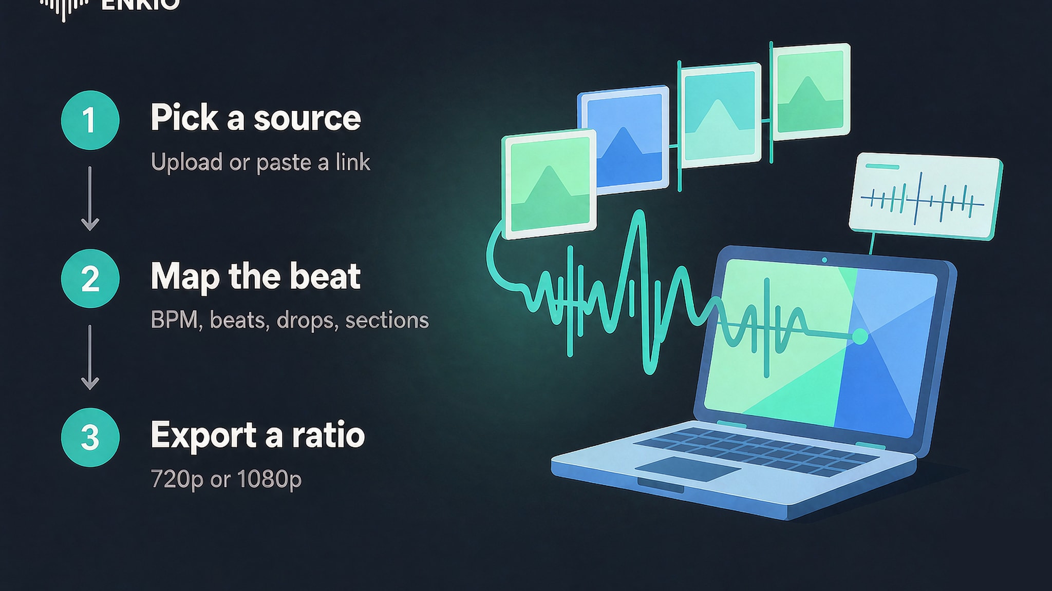 freebeat-ai-music-video-generator-workflow-steps