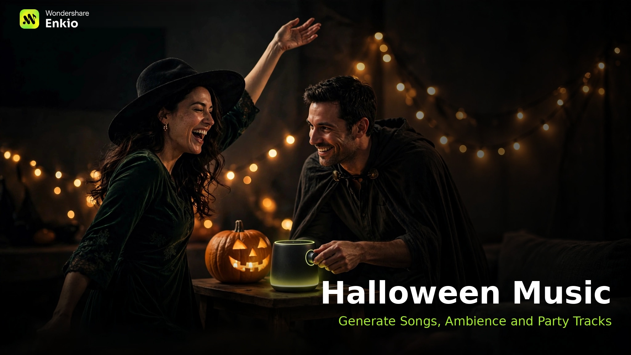 Halloween Music: Generate Songs, Ambience and Party Tracks