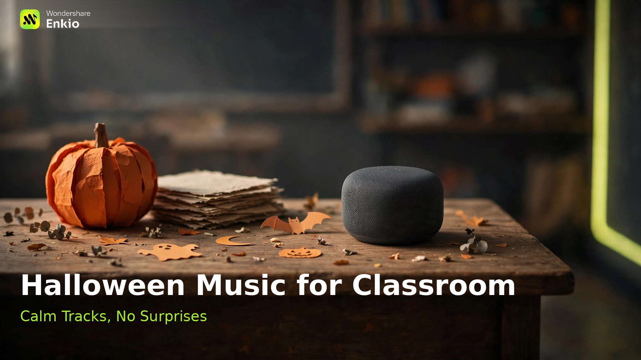 Halloween Music for Classroom: Calm Background Tracks You Can Generate in Minutes