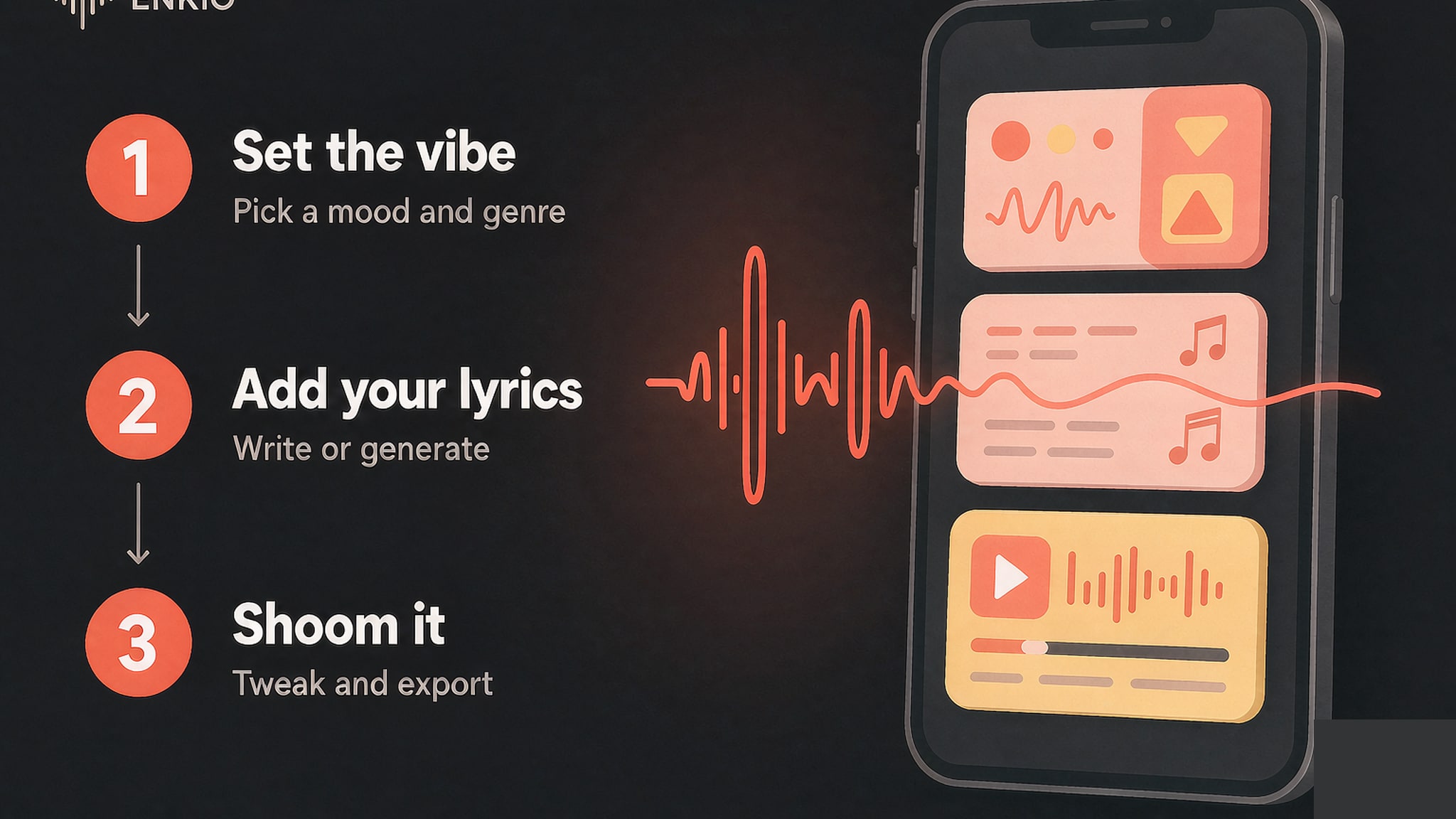 shoom-ai-music-generator-workflow-steps