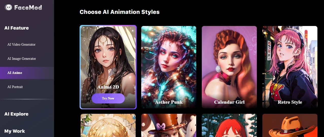 FaceHub ai anime converter