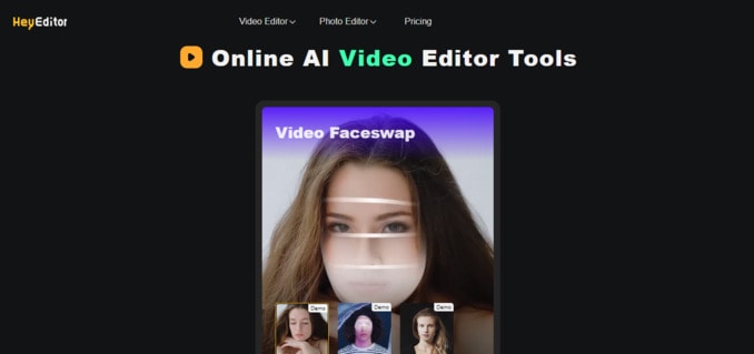 heyEditor deepfake video maker