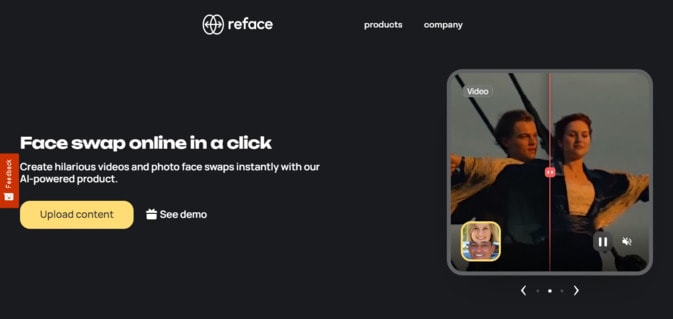 refaceai deepfake video maker