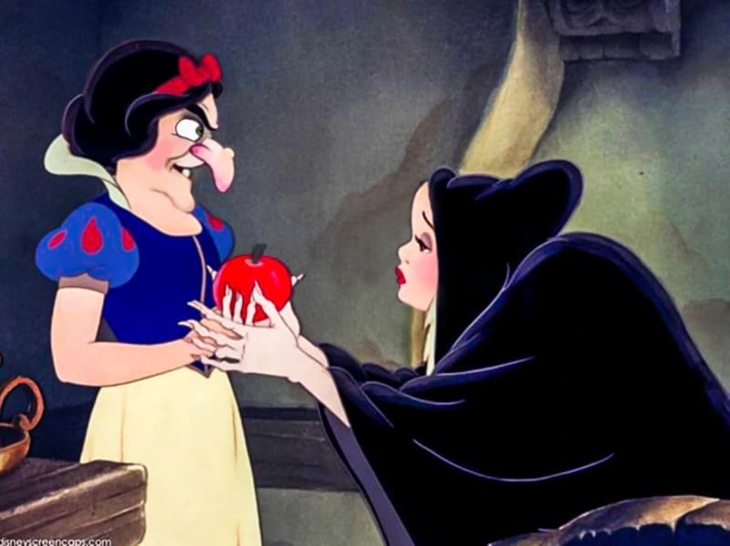 snow white witch face swap