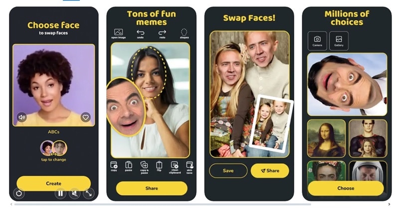 faceover: photo face swap app