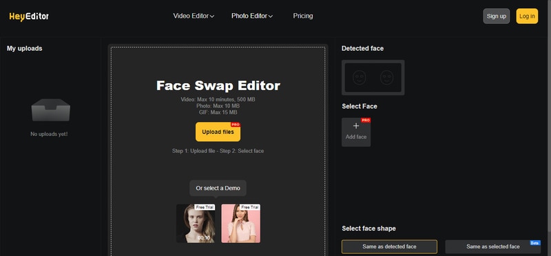 facemagic face swap tool