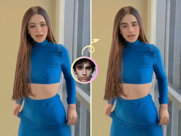 FaceHub’s body gender swap results