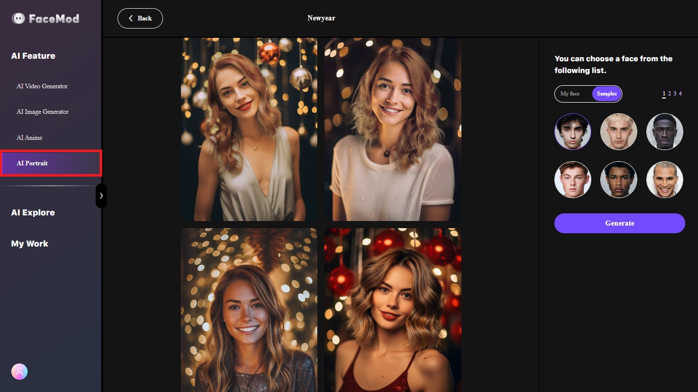 select ai portrait