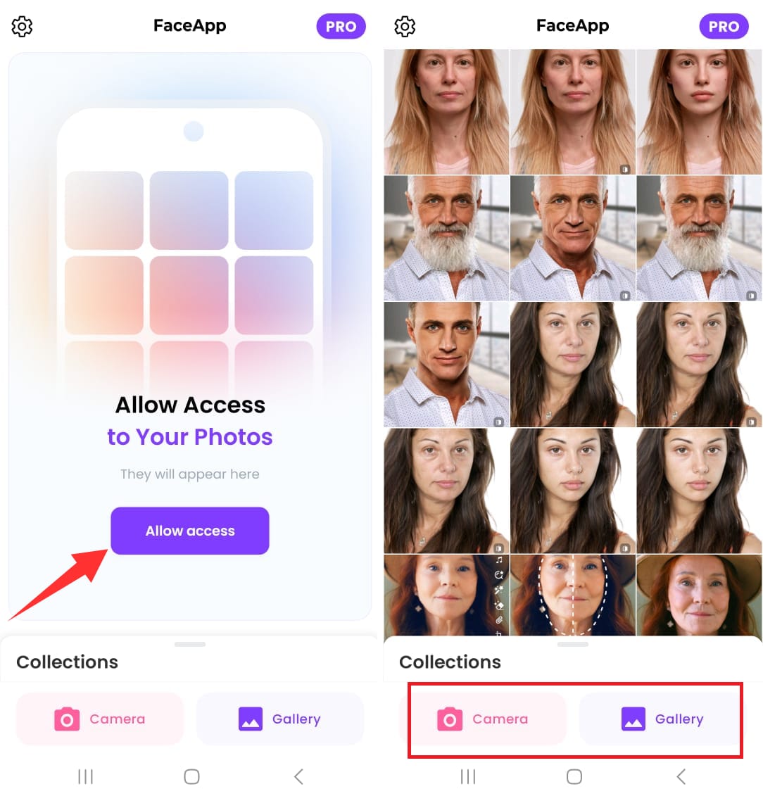 allow access to upload images.