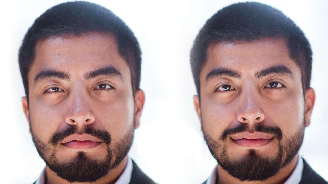 before and after face expressions changer.