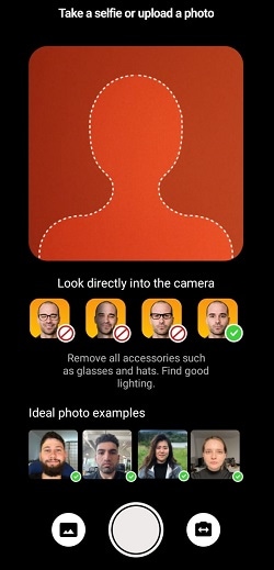 Upload photo or take a selfie to create a deepfake photo.