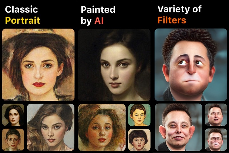 portrait ai online painting generator