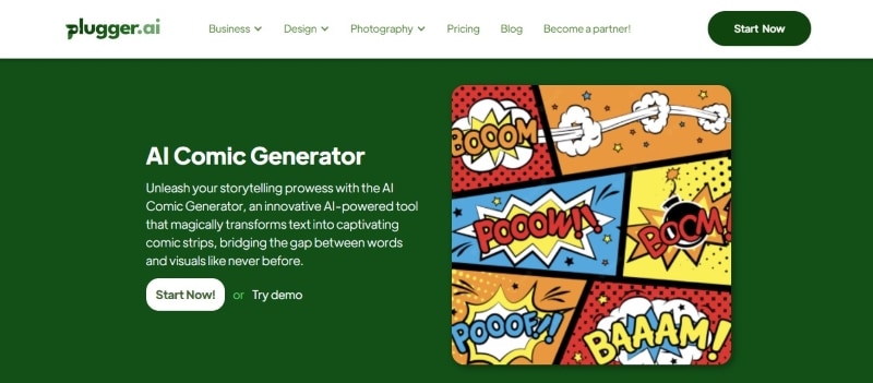 plugger ai comic generator online