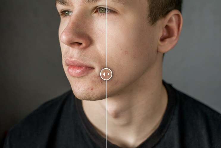 smooth skin easily with photoshop face editor