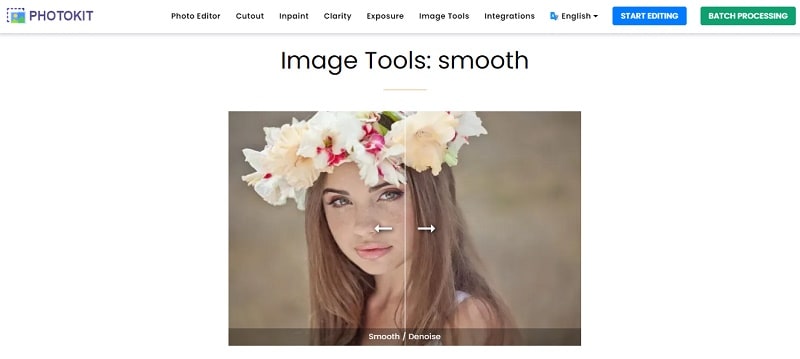 photokit’s website homepage