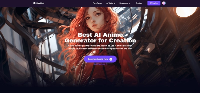 make anime avatar online using FaceHub ai anime