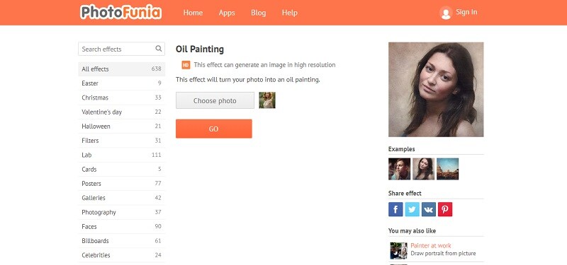 start making digital oil painting portrait