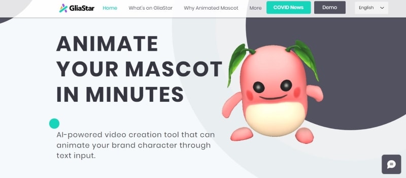 gliastar text to mascot animation ai