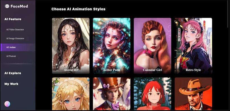 choose anime style