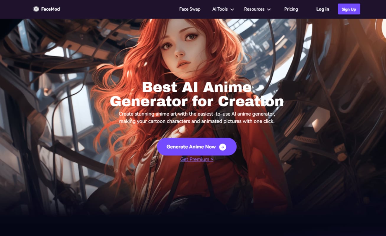 FaceHub ai anime generator