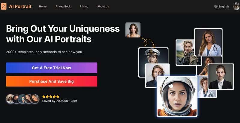 aiportrait ai yearbook photo generator