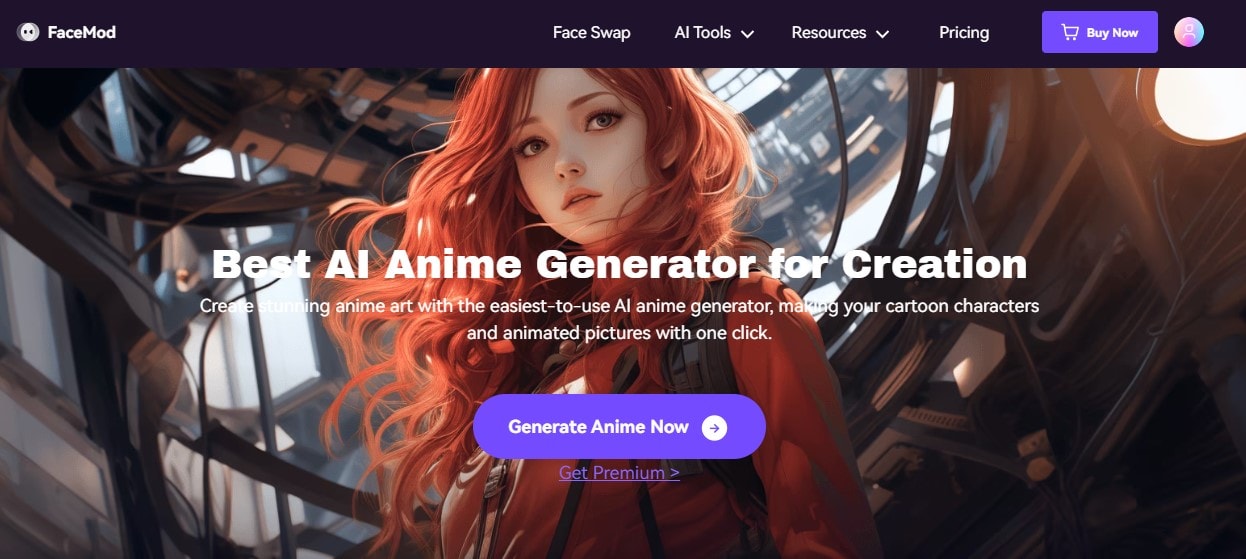 FaceHub ai anime generator online