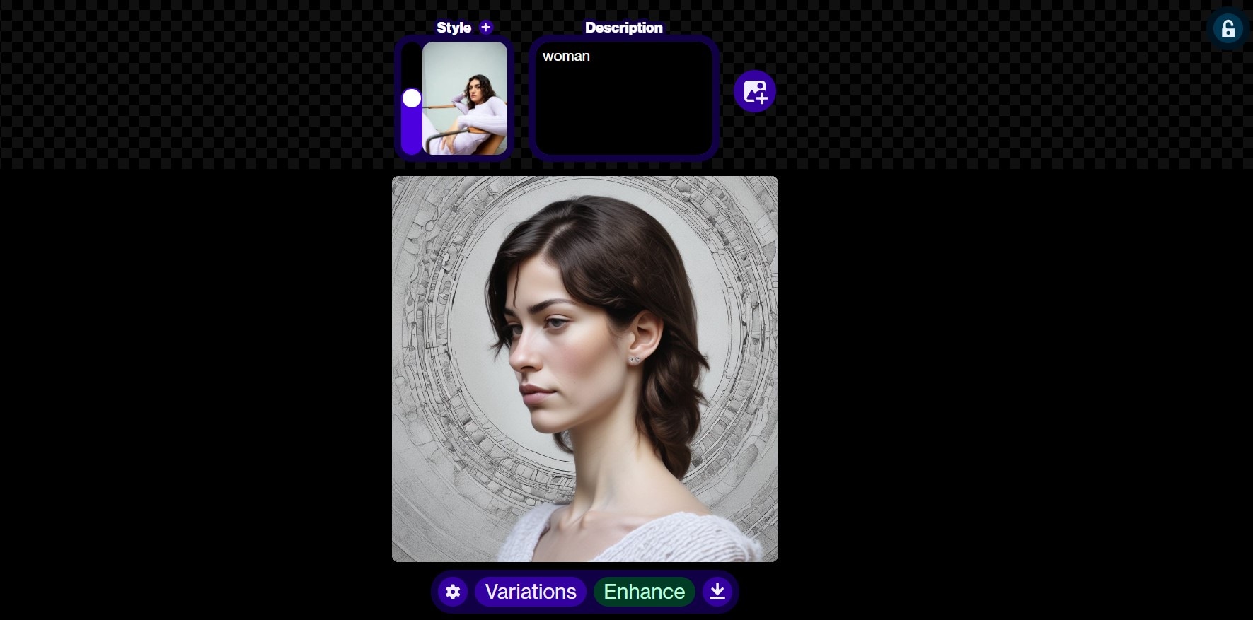 a screenshot of artbreeders animation page