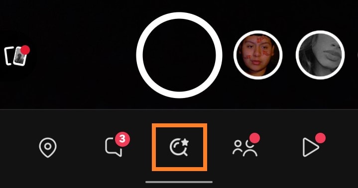 snapchat explore icon