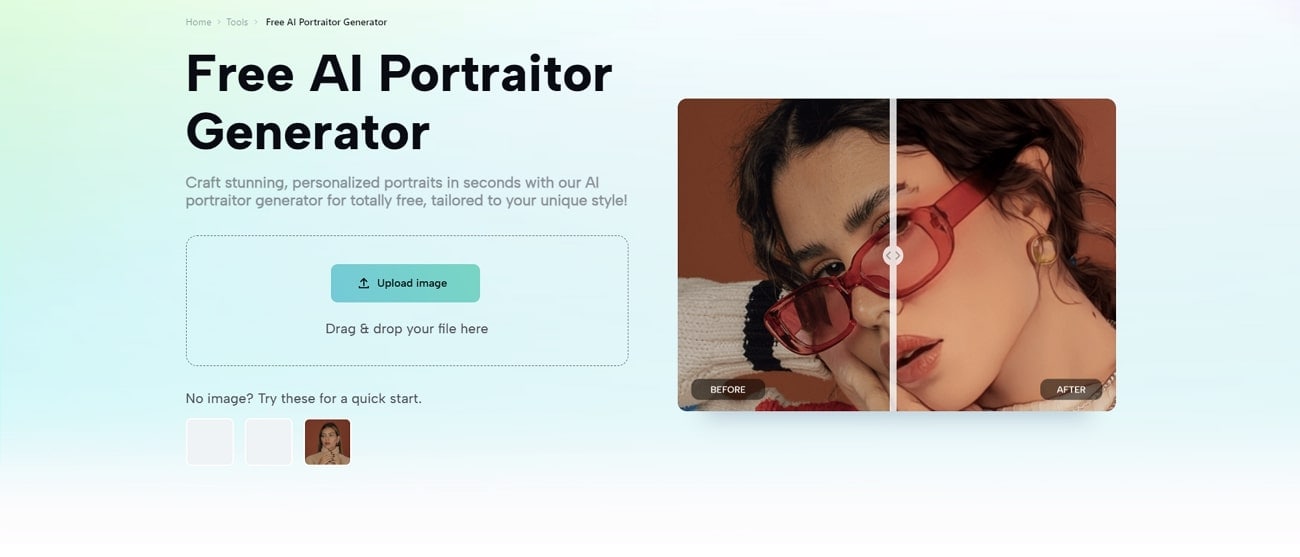 capcut free ai portrait generator