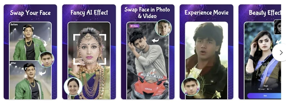 mivita face swap video app