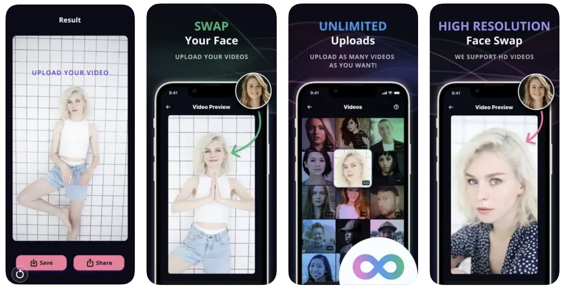 deepfaker face swap video app