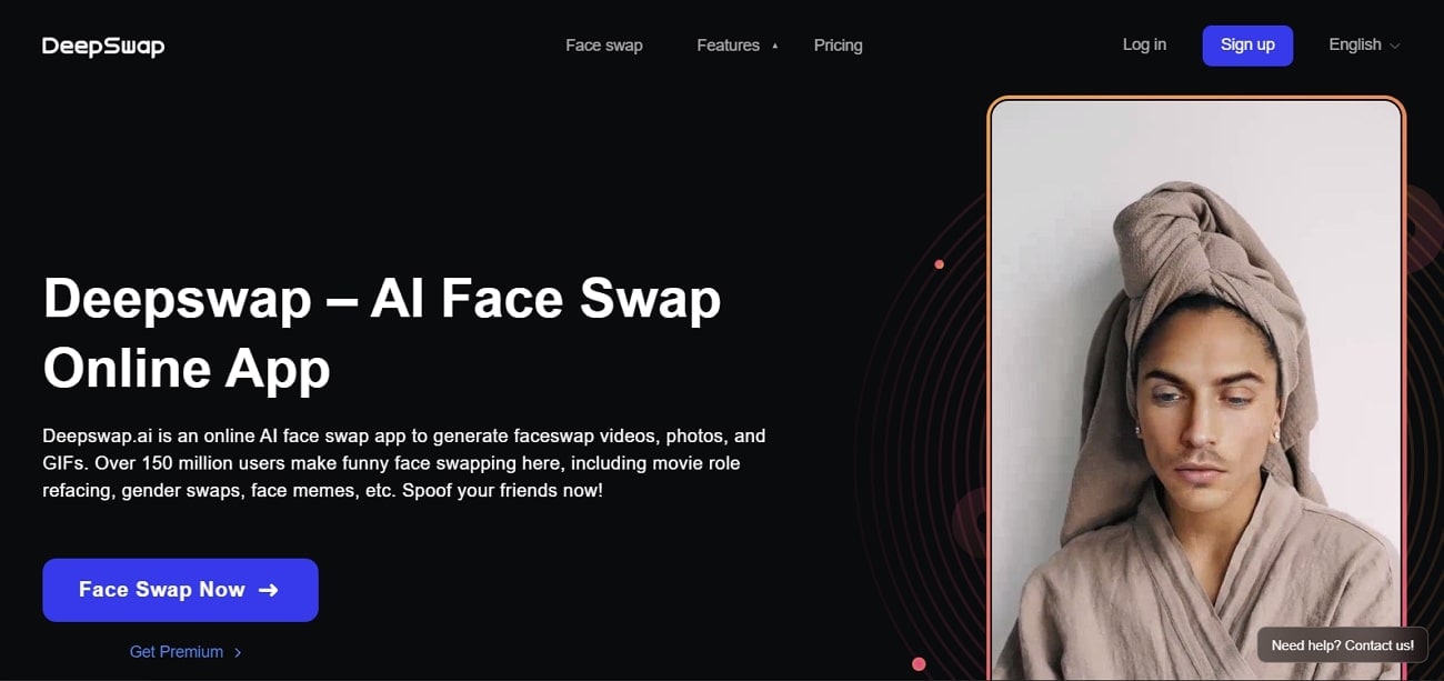  deepswap online face swap app