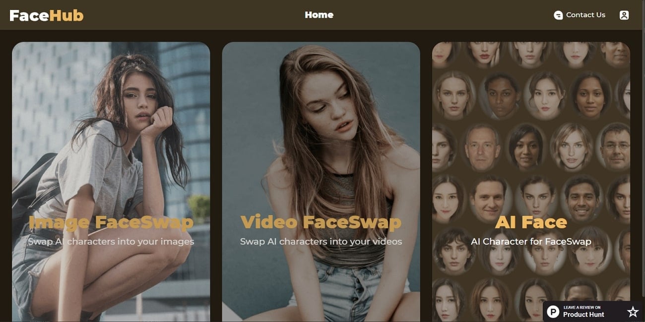 facehub online face swap app