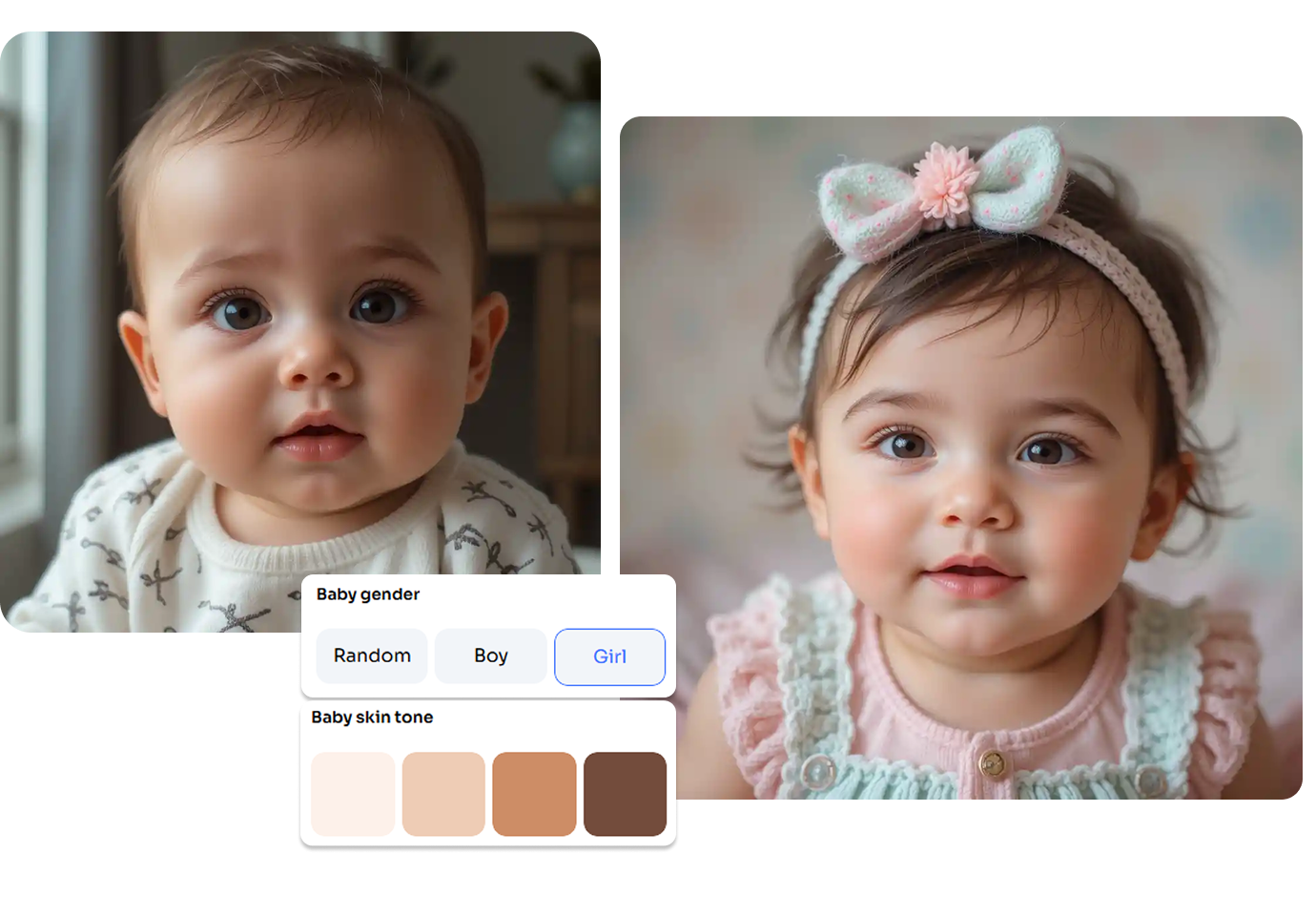 customize ai baby photos