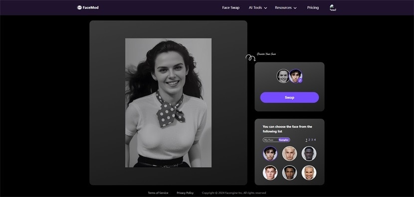 add face in FaceHub