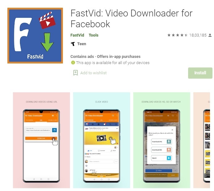 fastvid video downloader for facebook