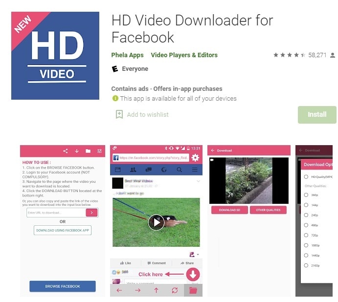 hd video downloader for facebook
