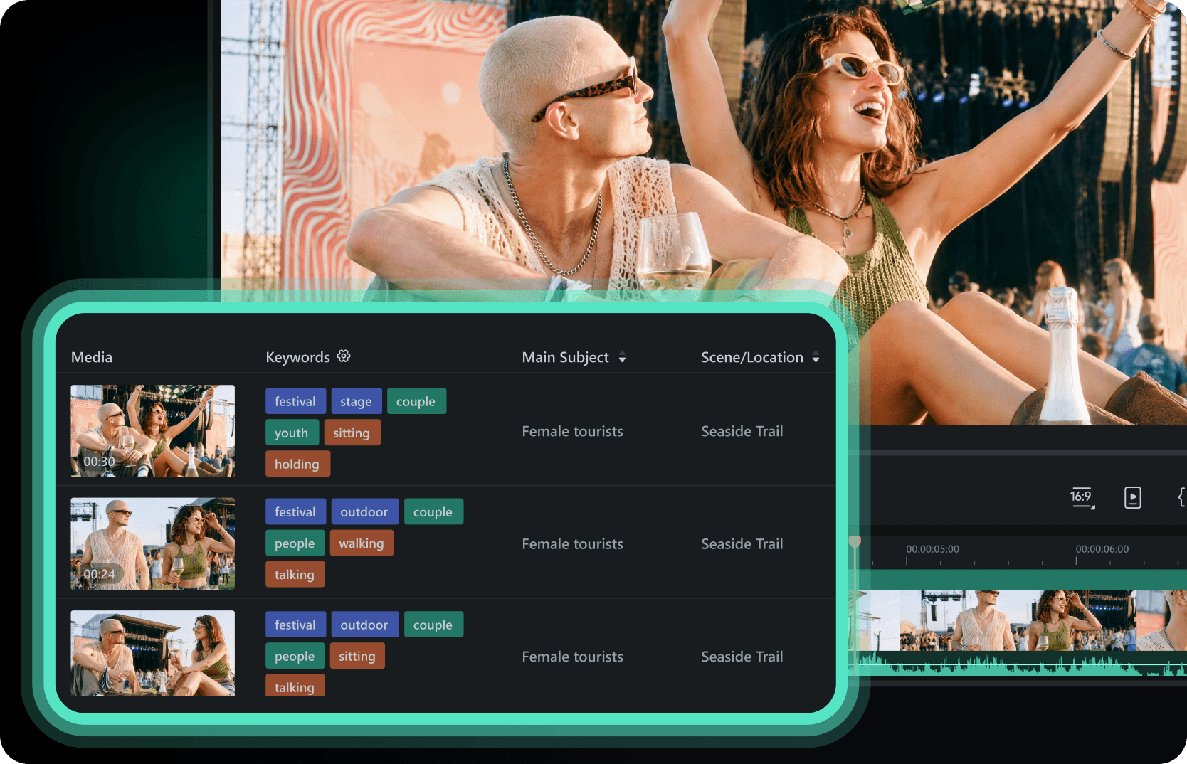 ai video editing smart-search