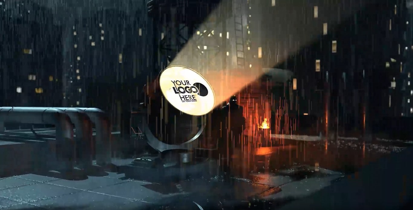 3d logo intro template for free