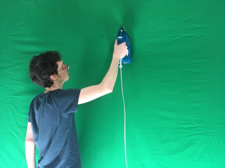 Placing Damaged Green Screen