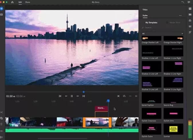 TikTok ikTok Videoschnitt-App - Adobe Rush