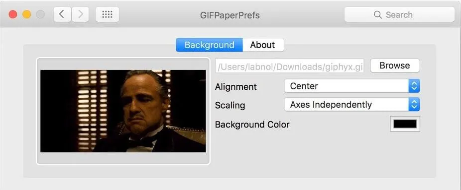 Como fazer um GIF como plano de fundo no iPhone / Mac