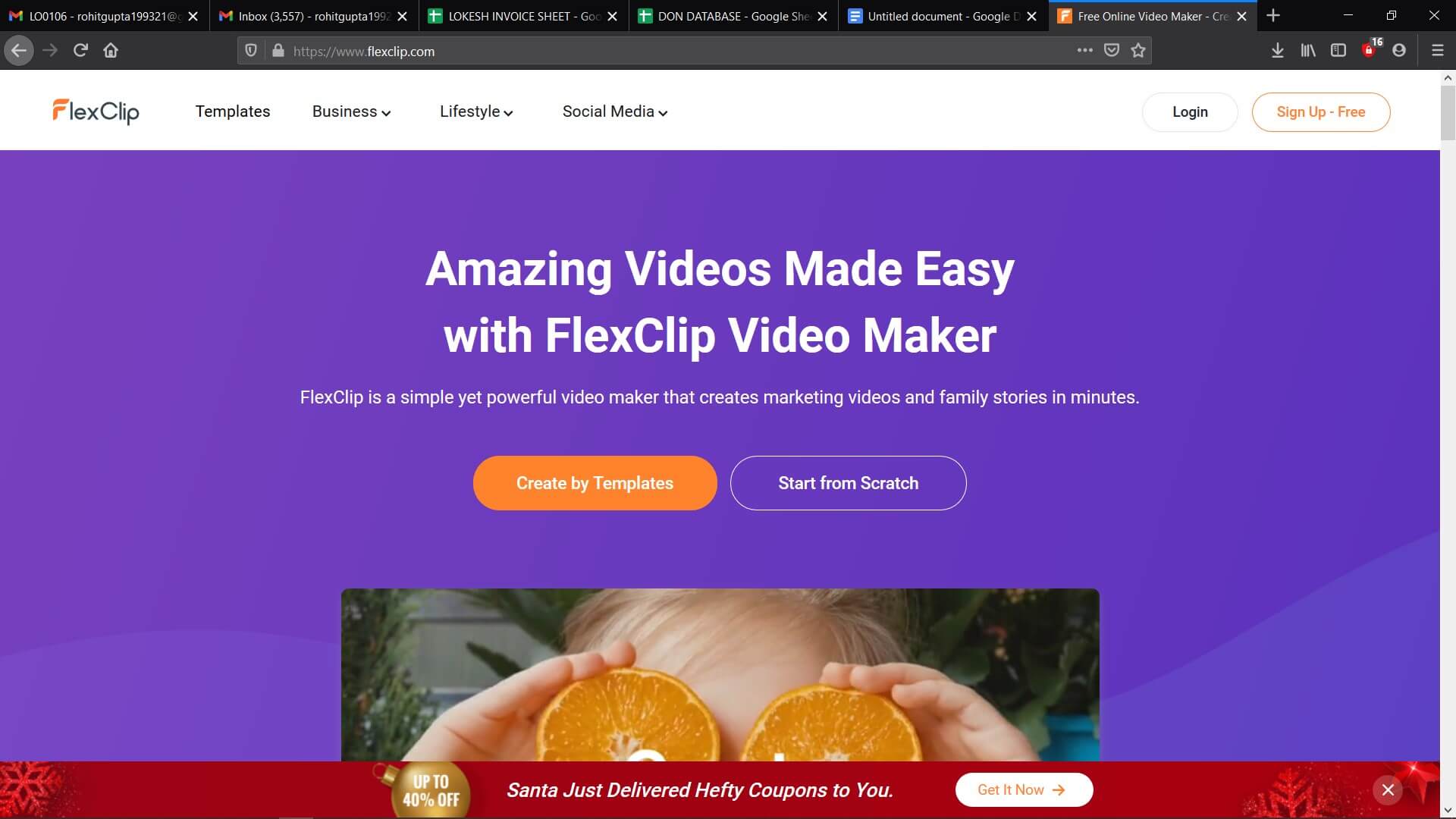 online tiktok video erstellen - flexclip