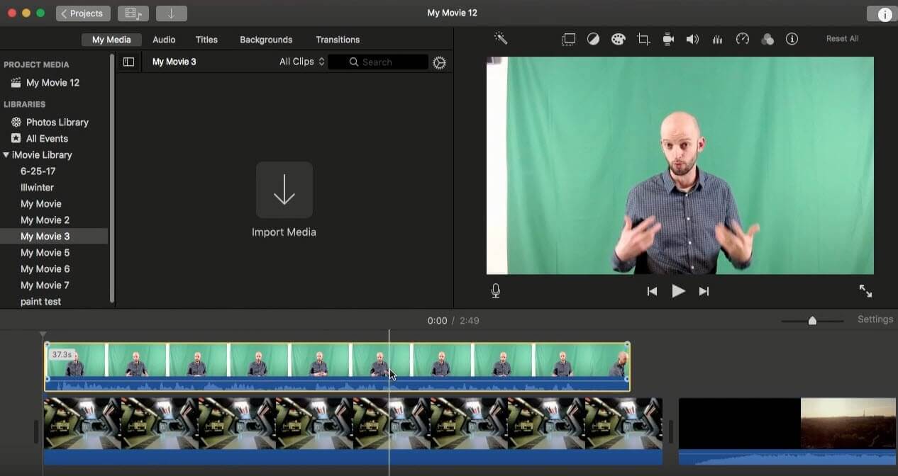 Facebook Video mit iMovie schneiden