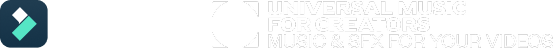 Wondershare Filmora and Universal Music for Creators