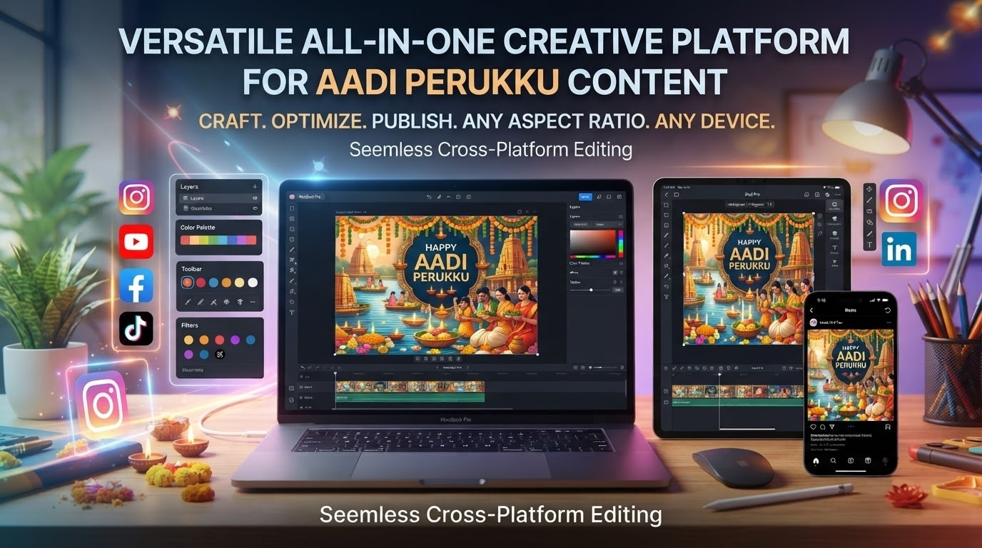 All-In-One Festive Video and Image Editor